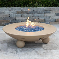 Thumbnail for American Fyre Designs Versailles Round Gas Chat Height Fire Table - 54