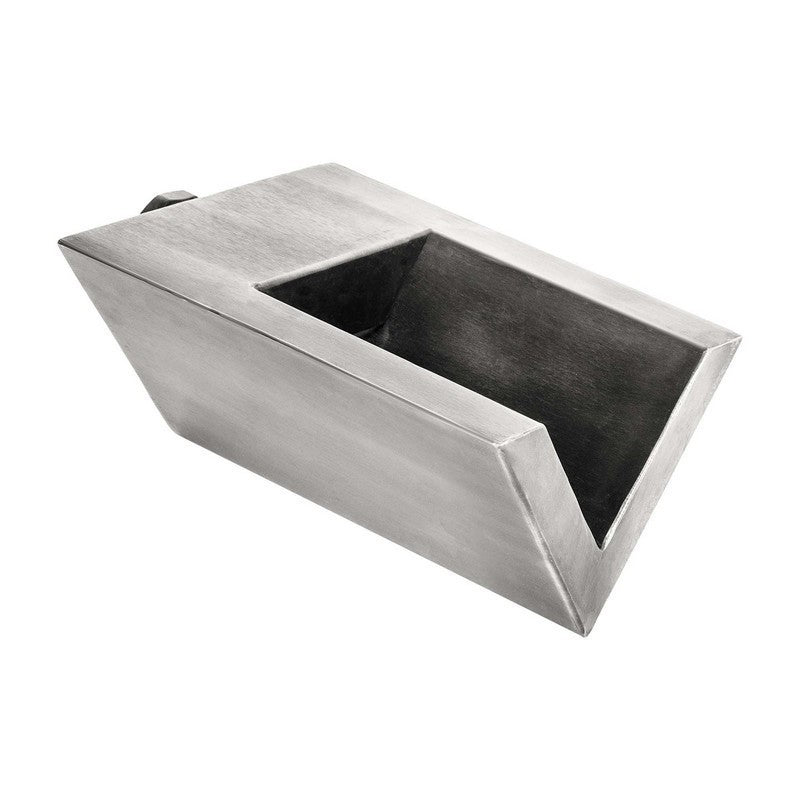 The Outdoor Plus 6" V-Shaped Scupper in 316 Stainless Steel