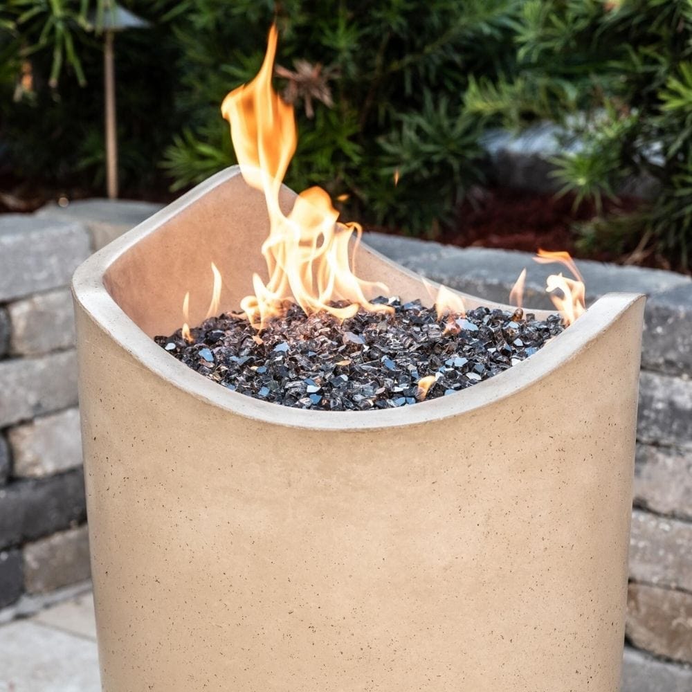 American Fyre Designs Wave Natural Gas Fire Urn - 20"