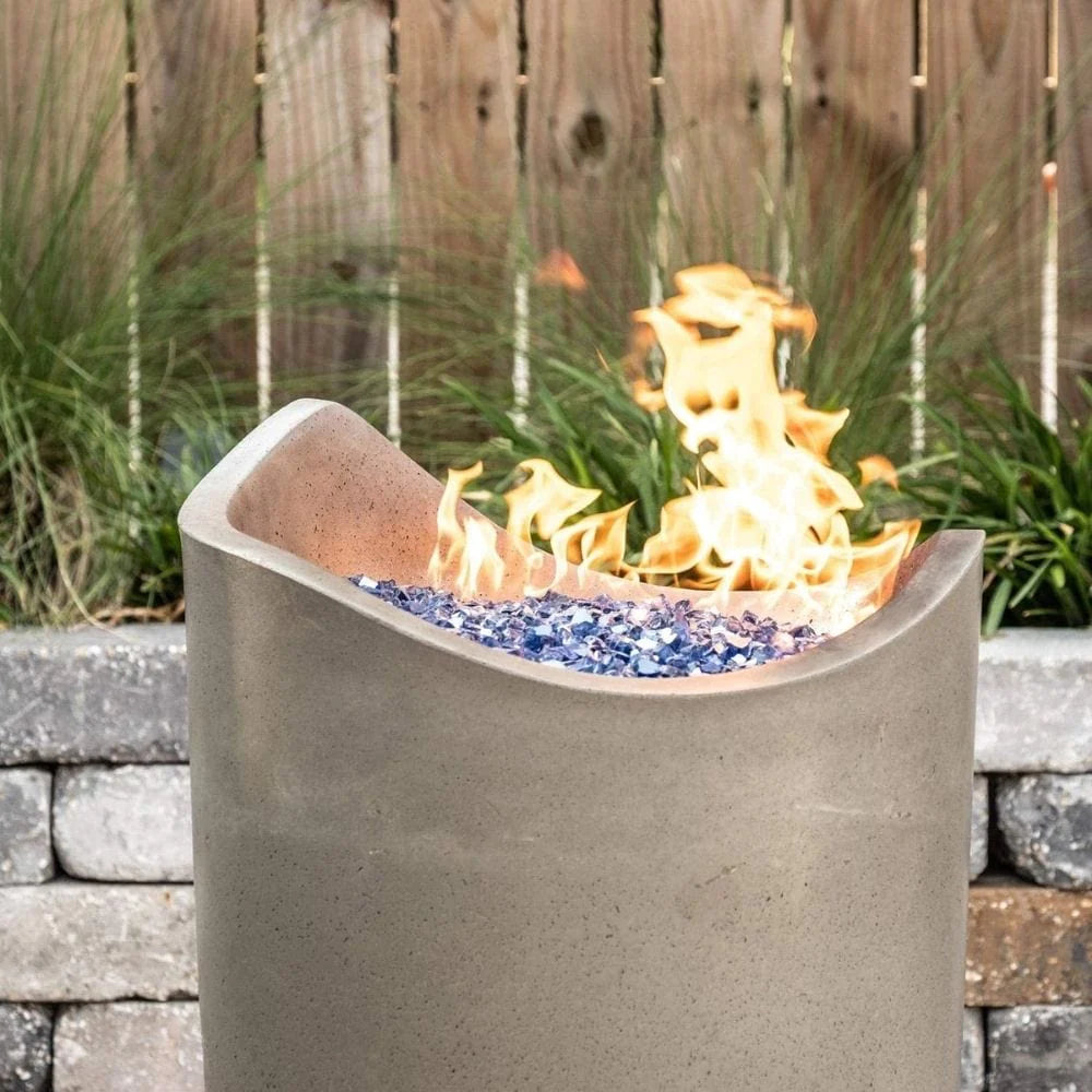 American Fyre Designs Wave Natural Gas Fire Urn - 20"